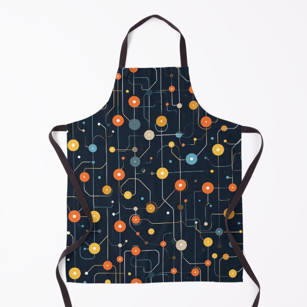 Item preview, Circuitry Constellations - Abstract Electronic Network Pattern designed and sold by Sir Meow Meow.