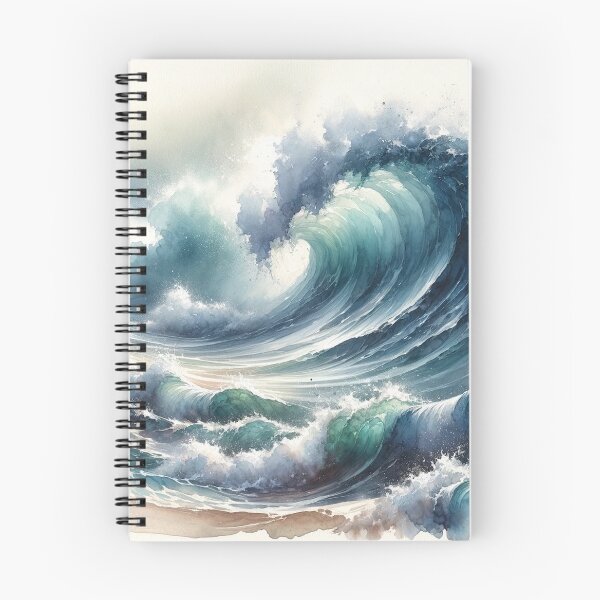 Item preview, Power of ocean waves designed and sold by CardsStudio.