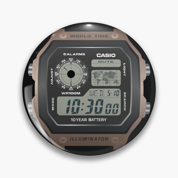 Item preview, Casio AE1200 AE1200WH-5AV designed and sold by RadDadArt.