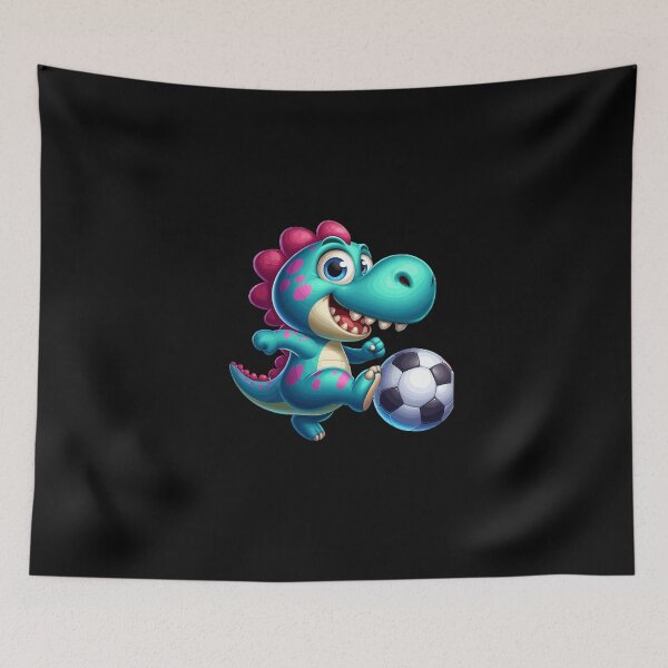 Item preview, Happy Dino Plays Football designed and sold by Samotivation.