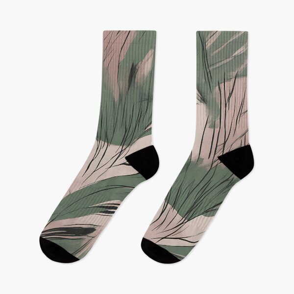 Item preview, Abstract Aesthetic Palm Print- Pink and Green designed and sold by Kona-Creations.