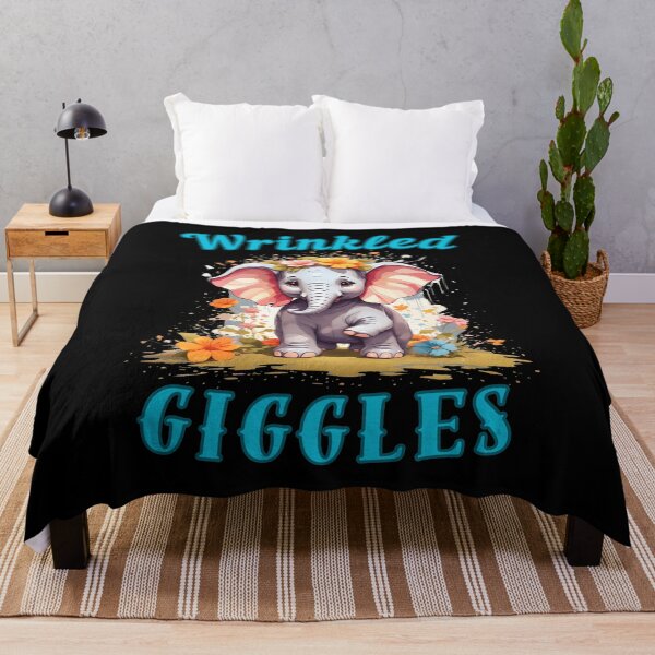 Item preview, Wrinkled Giggles. colorful elephant designed and sold by ElephantVibes.