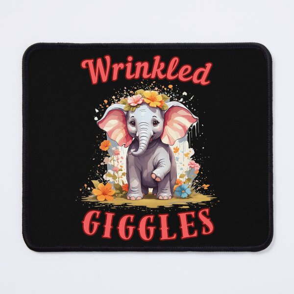 Item preview, Wrinkled Giggles. elephant head designed and sold by ElephantVibes.
