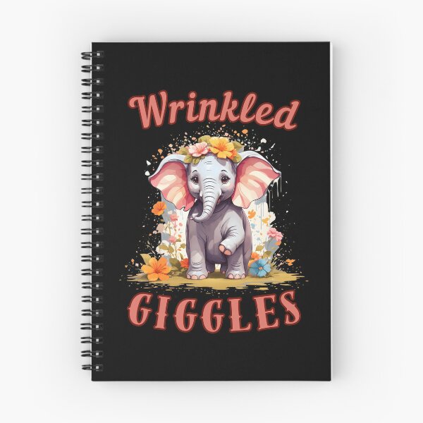 Item preview, Wrinkled Giggles. elephant face designed and sold by ElephantVibes.