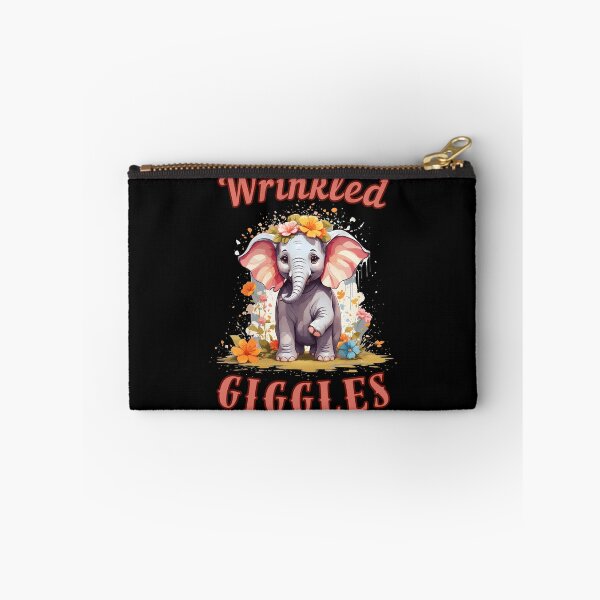 Item preview, Wrinkled Giggles. elephant face designed and sold by ElephantVibes.