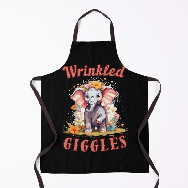 Item preview, Wrinkled Giggles. elephant face designed and sold by ElephantVibes.