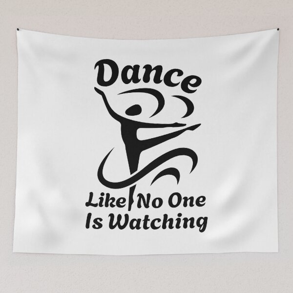 Item preview, Dance Like No One Is Watching. Black And White Dancer designed and sold by PMCreative.