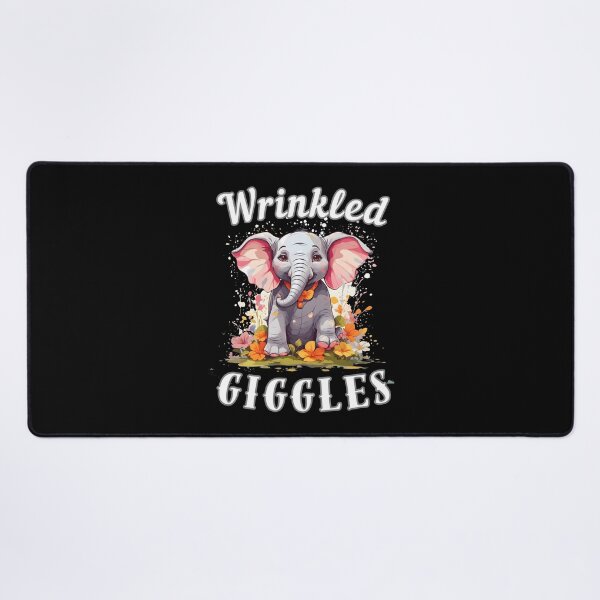 Item preview, Wrinkled Giggles. watercolor elephant designed and sold by ElephantVibes.