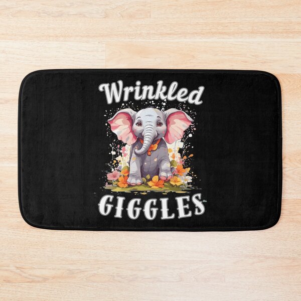 Item preview, Wrinkled Giggles. watercolor elephant designed and sold by ElephantVibes.