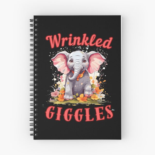 Item preview, Wrinkled Giggles. elephant saying designed and sold by ElephantVibes.