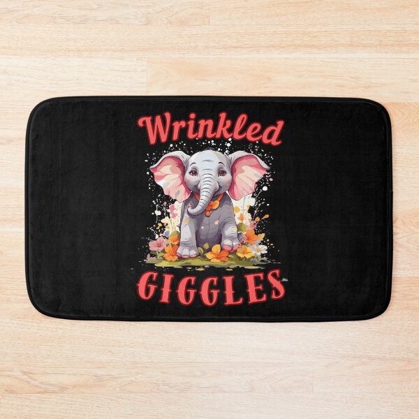 Item preview, Wrinkled Giggles. elephant saying designed and sold by ElephantVibes.