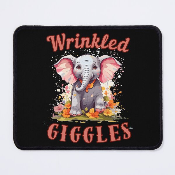 Item preview, Wrinkled Giggles. elephant quote designed and sold by ElephantVibes.