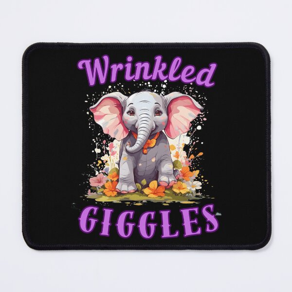 Item preview, Wrinkled Giggles elephant quote designed and sold by ElephantVibes.