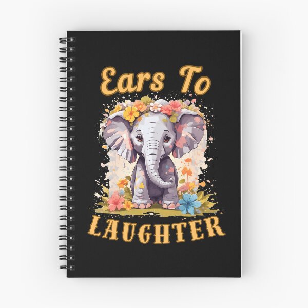 Item preview, Ears To Laughter. funny elephant designed and sold by ElephantVibes.