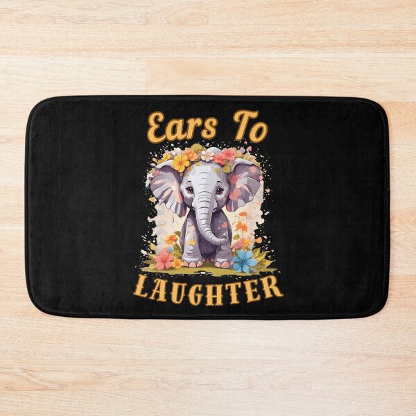 Item preview, Ears To Laughter. funny elephant designed and sold by ElephantVibes.