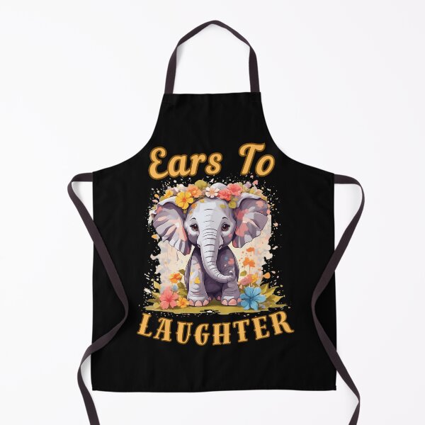 Item preview, Ears To Laughter. funny elephant designed and sold by ElephantVibes.