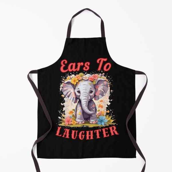 Item preview, Ears To Laughter. elephant head designed and sold by ElephantVibes.