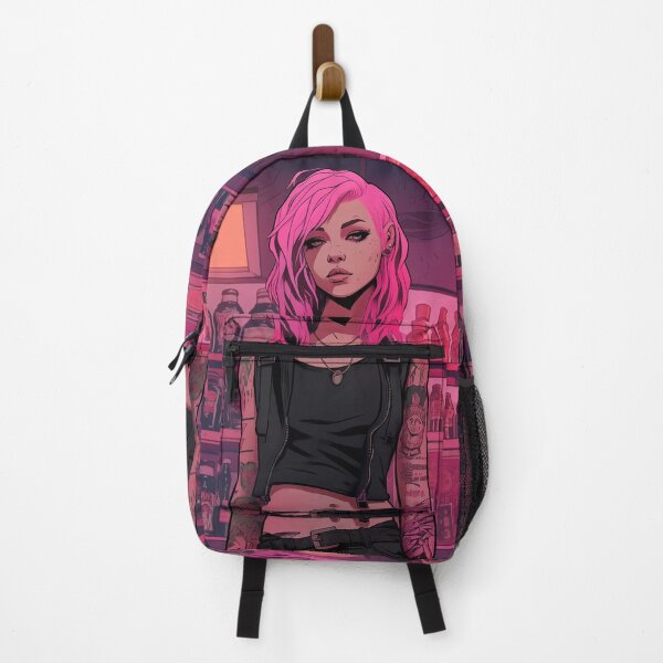 Item preview, Pink Hair Punk HD AI designed and sold by scudpunk.