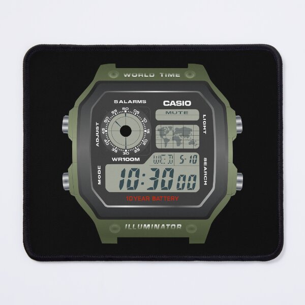 Item preview, Casio AE1200 AE1200WHB-3BV designed and sold by RadDadArt.