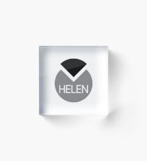 american first name female: Helen Acrylic Block
