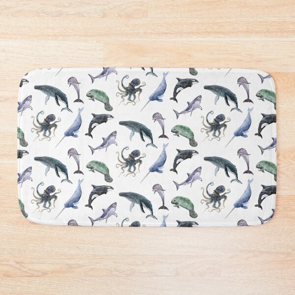 Item preview, Watercolor Marine Animals designed and sold by rhaub727.