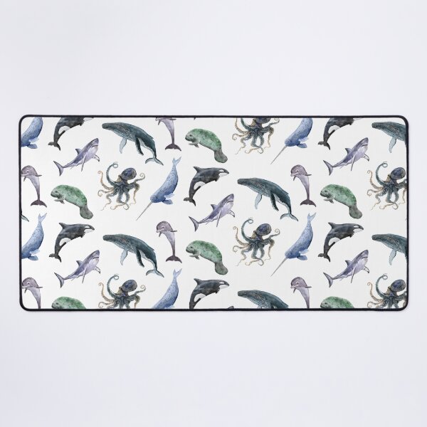 Item preview, Watercolor Marine Animals designed and sold by rhaub727.