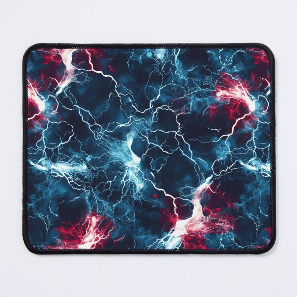 Item preview, Neural Thunder - Electric Synapse Storm Pattern designed and sold by Sir Meow Meow.