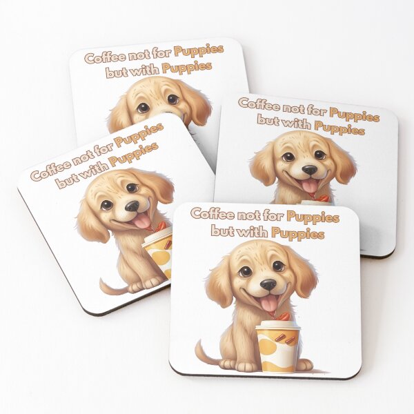 Item preview, Coffee with Cute Puppies  designed and sold by Promoc.