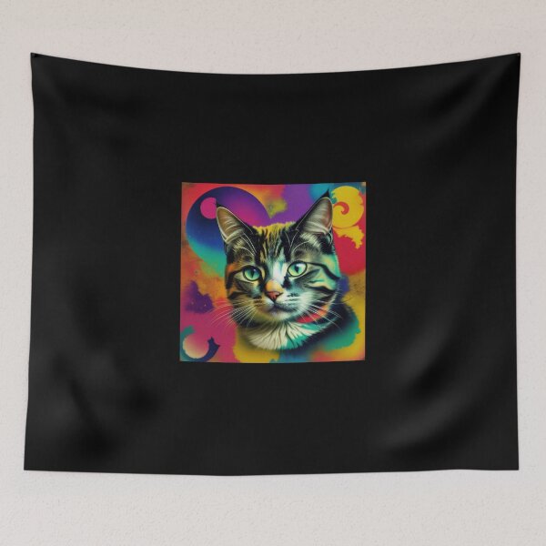 Item preview, Meow kitty cat art designed and sold by Flowerslaps.