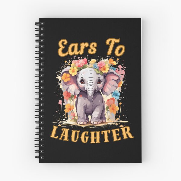 Item preview, Ears To Laughter. adorable elephant designed and sold by ElephantVibes.