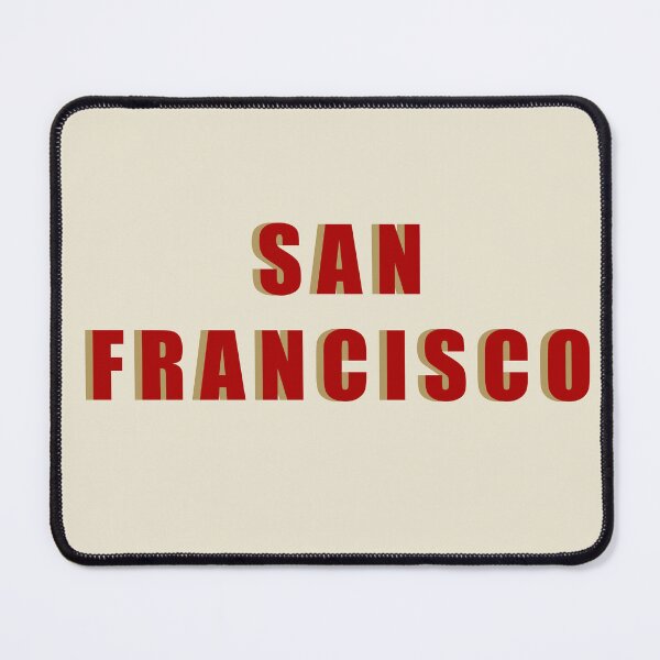 Item preview, San Francisco Red and Gold Block Letters designed and sold by RBCreationsinMI.