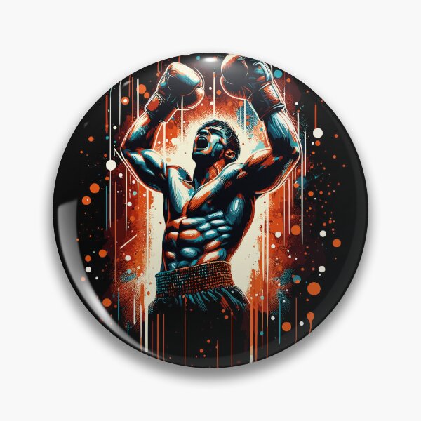 Item preview, Boxer victory pose victory pose boxing gift designed and sold by Pineapple-Tree.