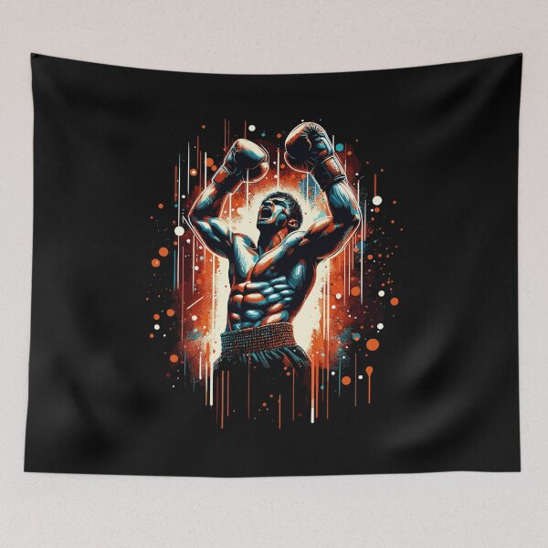 Item preview, Boxer victory pose victory pose boxing gift designed and sold by Pineapple-Tree.