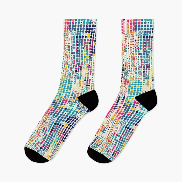 Item preview, Digital Mosaic - Colorful Code Abstraction Pattern designed and sold by Sir Meow Meow.