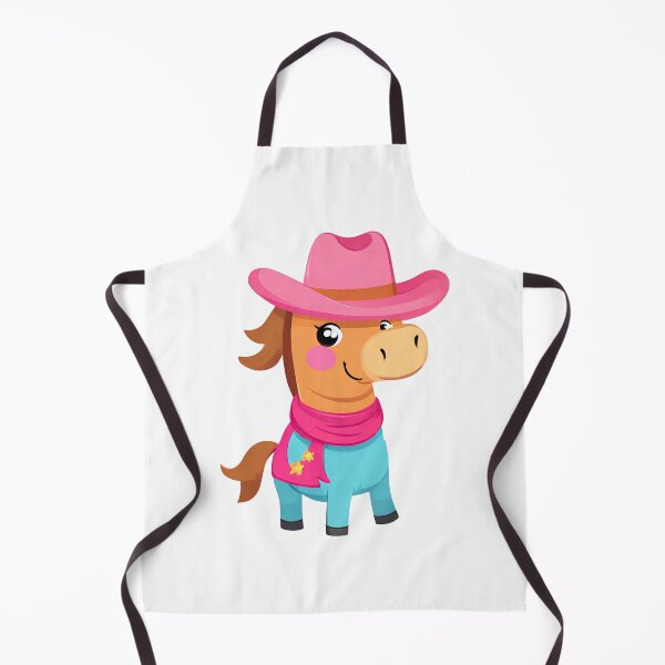 Item preview, Cute horse wearing pink cowboy hat, cute horse, kawaii horse designed and sold by PurpleWay.