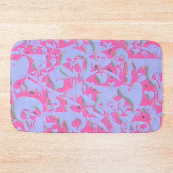 Item preview, Skulls and Hearts (Acid Pink) designed and sold by skullbal.