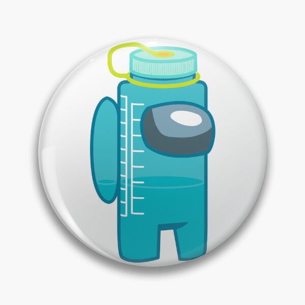 Item preview, Suspicious Water Bottle - Cerulean designed and sold by BipedalNarwhal.