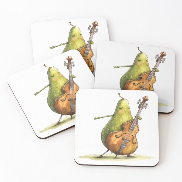Item preview, Avocado walking its way around a bass 4 designed and sold by nkiergaard.