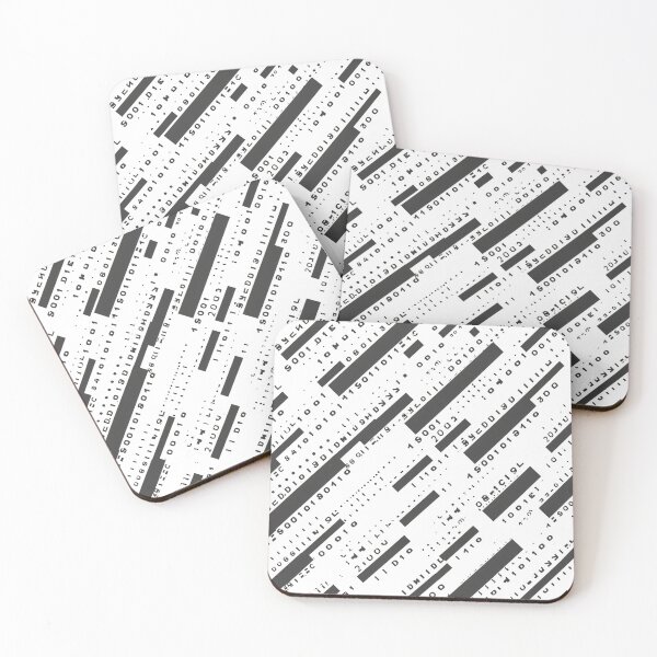 Item preview, Digital Data Deluge Pattern designed and sold by Sir Meow Meow.