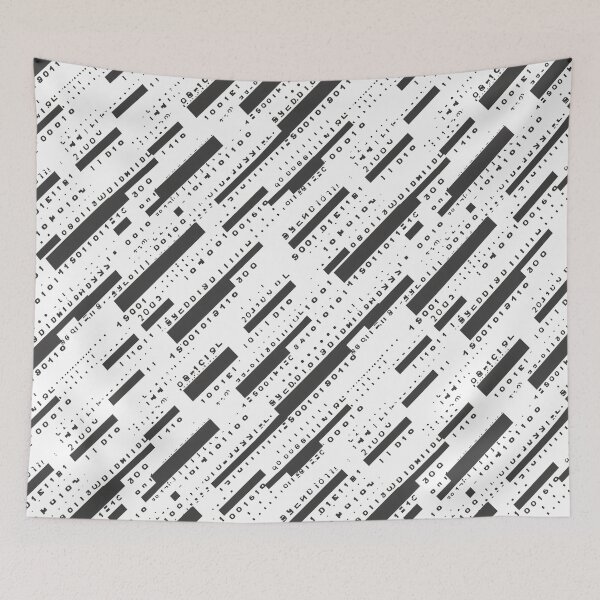 Item preview, Digital Data Deluge Pattern designed and sold by Sir Meow Meow.