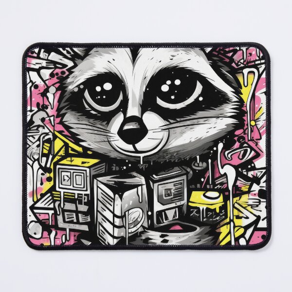 Item preview, Grafitti Inspiration Raccoon graffiti geometry designed and sold by Toms Tee.