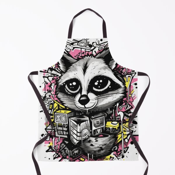 Item preview, Grafitti Inspiration Raccoon graffiti geometry designed and sold by Toms Tee.