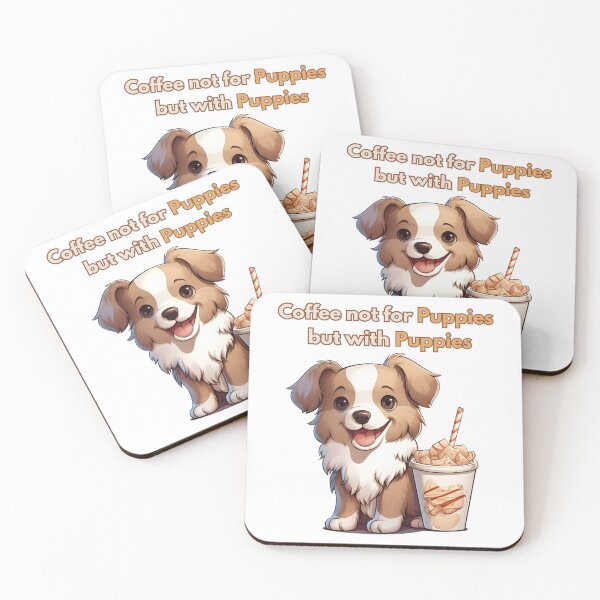 Item preview, Coffee with Cute Puppies  designed and sold by Promoc.