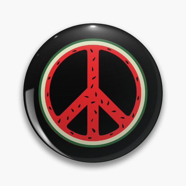 Item preview, Fundraiser Watermelon Peace Sign for Palestine designed and sold by CFox-Designs.