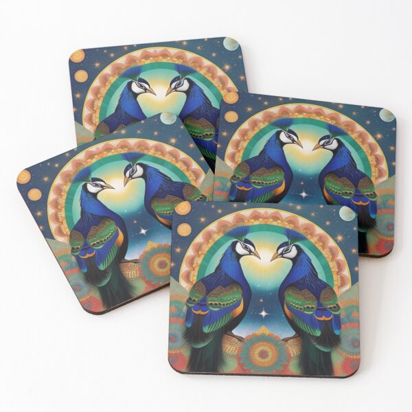 Item preview, Peacock stickers designed and sold by Flowerslaps.