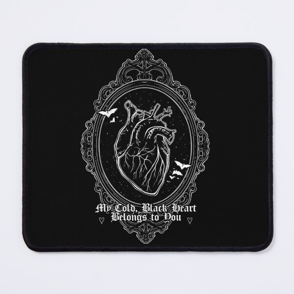 Item preview, My Cold Black Heart Belongs to You - Be My Valentine, Lovers Tarot Card, Dark Romance, Valentines Day Gift, Spooky Valentines, Black Heart, Goth Couple, Gothic Aesthetic, Love Shirt designed and sold by SSINAMOON.