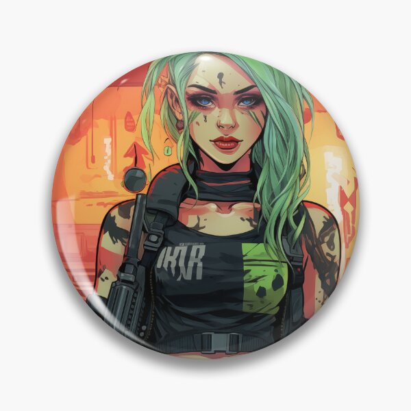 Item preview, Green Streak Anime Character Original AI Generated designed and sold by scudpunk.