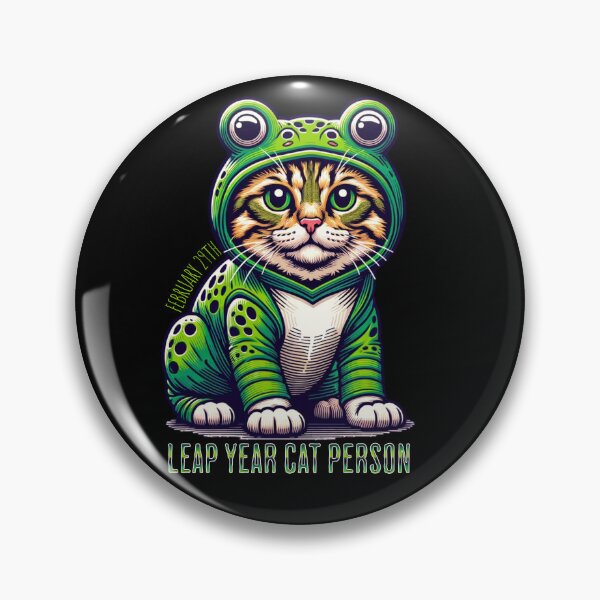 Item preview, Leap Year Cat Person designed and sold by SeledineArt.