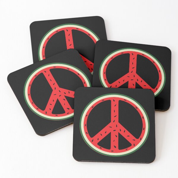 Item preview, Fundraiser Watermelon Peace Sign for Palestine designed and sold by CFox-Designs.