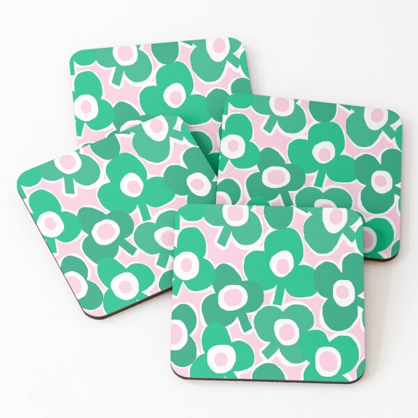 Item preview, Modern Abstract Irish Green Shamrock Leaves Pattern designed and sold by Deutschic.